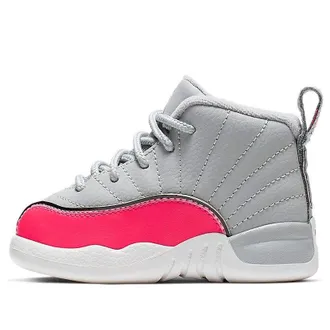 Nike Jordan (TD) Air Jordan 12 Retro Wolf Grey Racer Pink 819666-060
