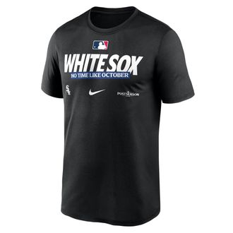 Nike Chicago White Sox 2026 Postseason Authentic Collection Legend Nike Mens Dri-FIT MLB T-Shirt in Black | NKGK00ARXW-D28