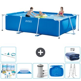 Intex Piscina Con Estructura Rectangular - 300x200x75 Cm - 7-piezas S20059