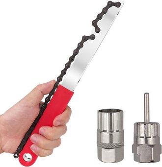OEM Herramienta Para Cadena, Volante De Bicicleta, Herramienta De Desmontaje, L&aacute;tigo Para Quitar Rueda Libre, Llave Para Quitar Pi&ntilde;ones, Bicicleta