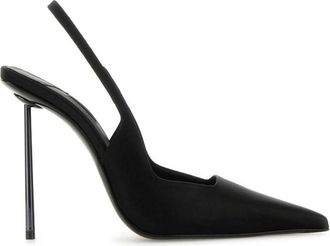Le Silla Black Pointed Toe Heels