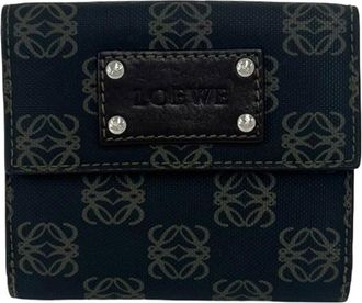 Loewe Brown Leather Pvc Wallet (Bi-Fold) (Pre-Owned)
