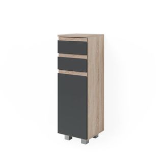 Vicco Armario Mediano J-shape, Sonoma, 30 X 95 Cm Vicco