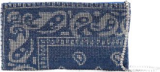 Benedetta Bruzziches crystal-embellishment cross body bag - women - Fabric/Crystal - One Size - Blue