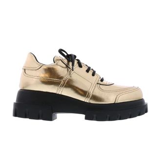 AGL Laced Shoes, female, Yellow, Size: 9 US Chunky Oro Lace Up
