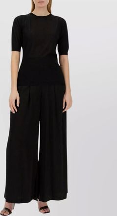 Fabiana Filippi cashmere silk slim-fit knitted top