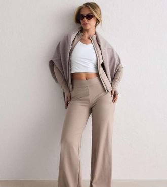 Aim'n pantaloni tall Sense color argilla scura-Neutro