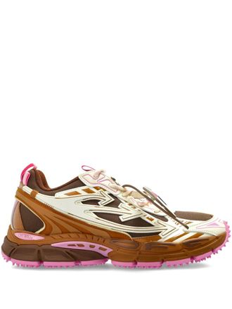 Off-white Sneakers con cut-out - Marrone