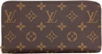 Louis Vuitton Pre-owned Long wallet (bi-fold) - Dames - Vintage Accessoires - Bruin - ONE Size - Vintage