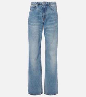 Ami High-rise wide-leg jeans