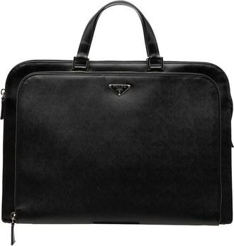 Prada Pre-owned Prada Saffiano Business Bag Ladies BNFP7CJO1XEPNBM7