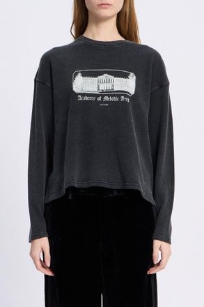 Ann Demeulemeester Nkita Relax Fit Long Sleeve Boxy T-shirt With aca