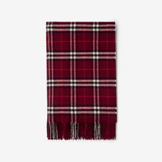 Burberry Check Cashmere Blanket