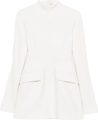 Sportmax Spxtefrite Kort Jurkje - Dames - Korte kleedjes - Beige - XS - Kleedjes
