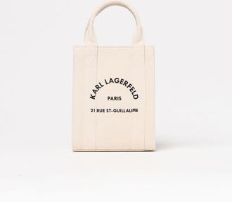 Karl Lagerfeld Borsa Karl Lagerfeld in canvas con stampa logo