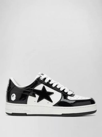 A Bathing Ape low top sneakers glossy finish contrast sole
