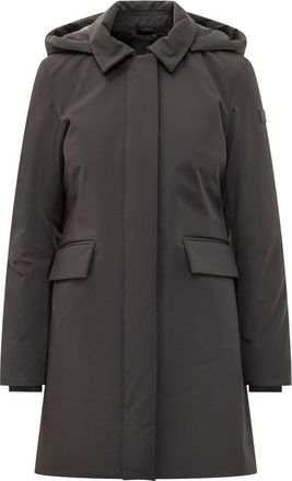 Peuterey Peuterey Black Coat With Hood