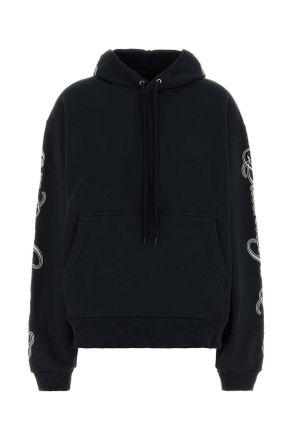 Balenciaga Slate Cotton Oversize Sweatshirt