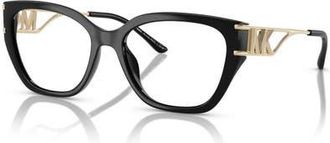 Michael Kors 54mm Square optical glasses in Black at Nordstrom