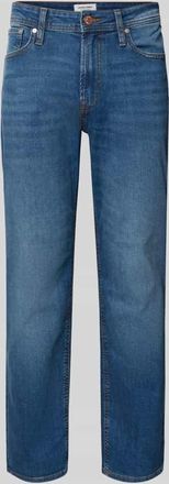 Jack & Jones Jack & Jones Straight Fit Jeans im 5-Pocket-Design Modell Clark in Jeansblau, Gr&ouml;&szlig;e 27/30