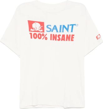 Saint Mxxxxxx T-shirt con stampa grafica - Bianco