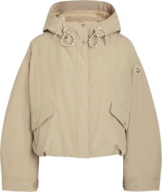 Moncler Eucalyptus Padded Hooded Shell Jacket - Beige - 1 (UK 10 / S)