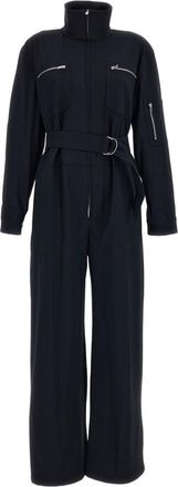 Iri&eacute; Black High Collar Utility Jumpsuit