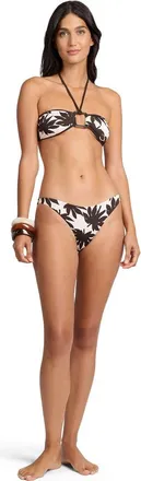 Onia Palermo Bikini Top in Egret/espresso at Nordstrom, Size X-Small