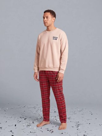 Envie de Fraise Herren-Weihnachtspyjama Family Capsule rot