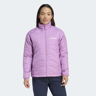 ADIDAS TERREX Outdoorjacke ADIDAS TERREX W MT INS JKT, Damen, Gr. XXL, preloved lila, Obermaterial: 100% Polyester, Jacken Outdoorjacke