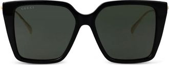 Gucci Occhiali da sole squadrati - Nero