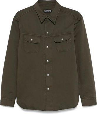 Tom Ford Camicia in cotone - Verde