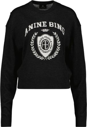 Anine Bing Mia Sweater - - Knitwear - Uomo - Nero - M