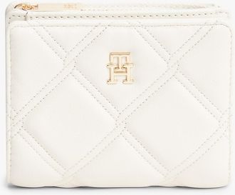 Tommy Hilfiger Womens Quilted Bifold Wallet - Soft Cream