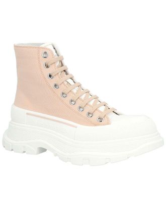 Alexander McQueen Alexander Mcqueen Womens Canvas Tread Slick Boot, Never Worn (Authentic Pre- Loved)
