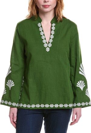 Jude Connally Elyce Linen-Blend Top