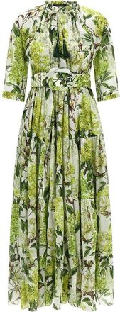 Samantha Sung Long Dress In Cotton Muslin With All Print