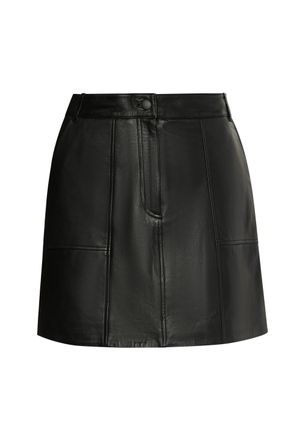 Faina Leren rok Dames zwart