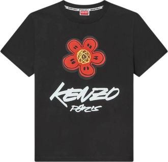 Kenzo Futura 2000 Loose T-shirt - Dames - T-shirts - Zwart - S - Katoen - Tops