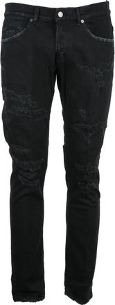 Dondup George Skinny Jeans - Heren - Slim Fit Jeans - Zwart - W29 - Katoen - Jeans