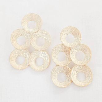 Virtue Womens Luxe The Astrid Earrings In Gold
