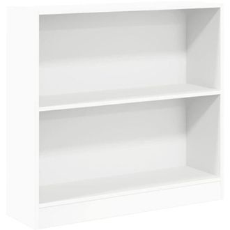 vidaXL Estantería de madera contrachapada blanco 80x24x75 cm vidaXL