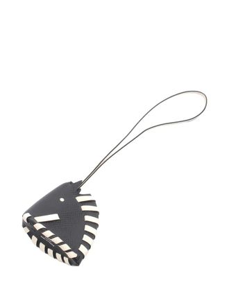 Herm&egrave;s 2025 Cheval Tresse Nata bag charm - women - Calf Leather - One Size - Black