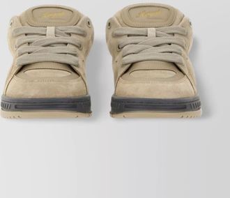 Axel Arigato suede leather low-top sneakers
