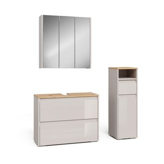 Vicco Conjunto De Muebles De Ba&ntilde;o De 3 Piezas Majest, Cachemira, 3 Piezas, Vicco