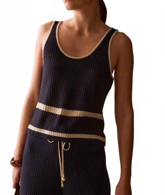 SANCIA Cali Knit Top In Navy
