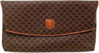 Celine Pre-owned Clutches, female, Brown, Size: ONE SIZE Pre-owned Vintage Plastic Clutch