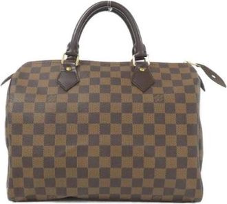 Louis Vuitton Pre-owned Handbags, female, Brown, Size: ONE SIZE Pre-owned Vintage Canvas Handbag