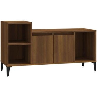 vidaXL Vidaxl - Mobile tv Rovere Marrone 100x35x55 cm in Legno Multistrato