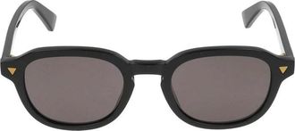 Bottega Veneta Bv1364S Zonnebril - Heren - Accessoires - Zwart - Maat: 49 MM